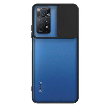 Microsonic Xiaomi Redmi Note 11 Pro 5G Kılıf Slide Camera Lens Protection Siyah