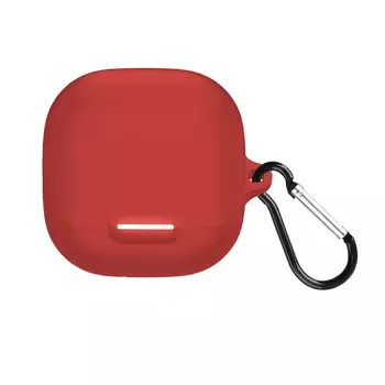 Microsonic Anker Soundcore Liberty 4 NC Kılıf Askılı Mat Silikon Kırmızı