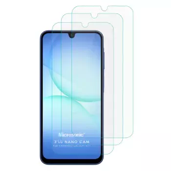 Microsonic Samsung Galaxy A17 Screen Protector Nano Glass Cam Ekran Koruyucu (3`lü Paket)