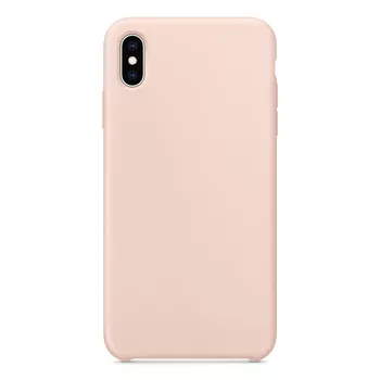 Microsonic Apple iPhone XS Max Kılıf Liquid Lansman Silikon Kum Pembesi