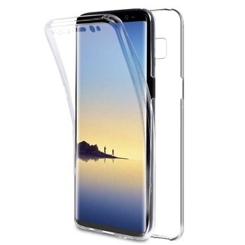 Microsonic Samsung Galaxy Note 8 Kılıf Komple Gövde Koruyucu Silikon Şeffaf