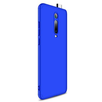 Microsonic Xiaomi Mi 9T Kılıf Double Dip 360 Protective AYS Mavi