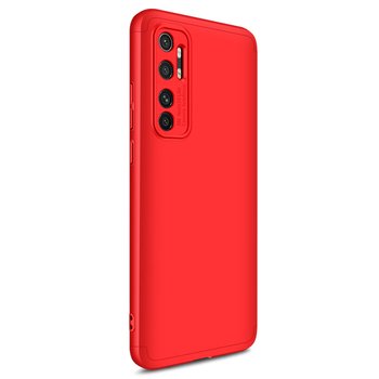 Microsonic Xiaomi Mi Note 10 Lite Kılıf Double Dip 360 Protective AYS Kırmızı