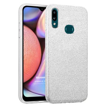 Microsonic Samsung Galaxy A10s Kılıf Sparkle Shiny Gümüş