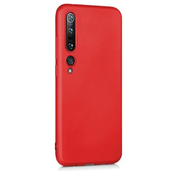 Microsonic Xiaomi Mi 10 Kılıf Matte Silicone Kırmızı