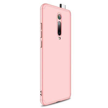 Microsonic Xiaomi Mi 9T Kılıf Double Dip 360 Protective AYS Rose Gold