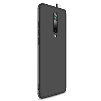 Microsonic Xiaomi Mi 9T Kılıf Double Dip 360 Protective AYS Siyah