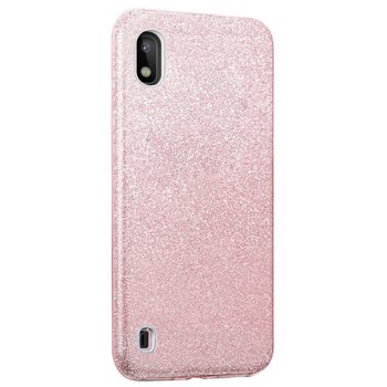 Microsonic Samsung Galaxy A10 Kılıf Sparkle Shiny Rose Gold