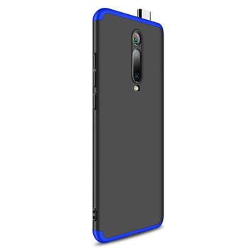 Microsonic Xiaomi Mi 9T Kılıf Double Dip 360 Protective AYS Siyah - Mavi