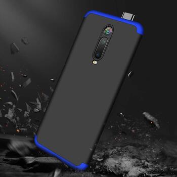 Microsonic Xiaomi Mi 9T Kılıf Double Dip 360 Protective AYS Siyah - Mavi