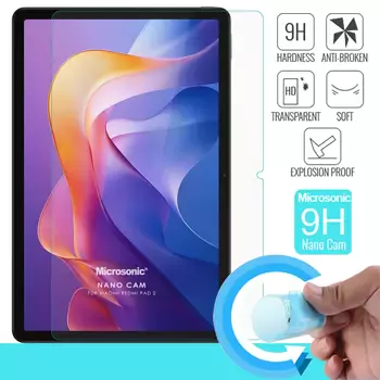 Microsonic Xiaomi Redmi Pad 2 Nano Glass Cam Ekran Koruyucu