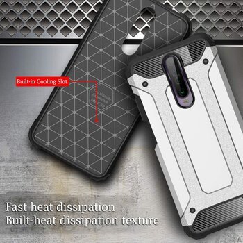 Microsonic Xiaomi Redmi K30 Kılıf Rugged Armor Gold