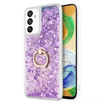 Microsonic Samsung Galaxy A13 5G Kılıf Glitter Liquid Holder Mor