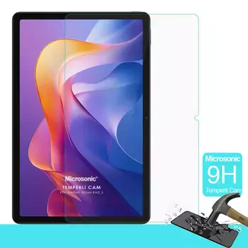 Microsonic Xiaomi Redmi Pad 2 Tempered Glass Cam Ekran Koruyucu