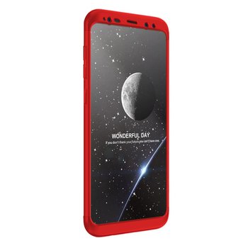 Microsonic Samsung Galaxy S9 Plus Kılıf Double Dip 360 Protective AYS Kırmızı