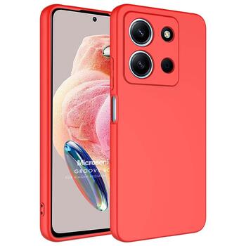 Microsonic Xiaomi Redmi 15C Kılıf Groovy Soft Kırmızı