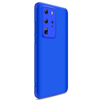 Microsonic Huawei P40 Pro Kılıf Double Dip 360 Protective AYS Mavi