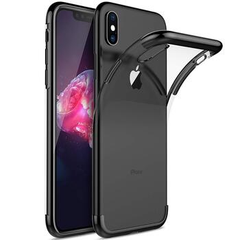 Microsonic Apple iPhone XS Max Kılıf Skyfall Transparent Clear Siyah