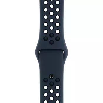Microsonic Apple Watch SE 2022 40mm Rainbow Sport Band Kordon Yeşil Siyah