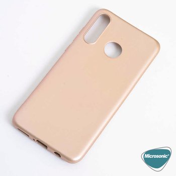 Microsonic Oppo A31 Kılıf Matte Silicone Gold