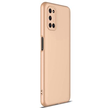 Microsonic Oppo A52 Kılıf Double Dip 360 Protective AYS Gold