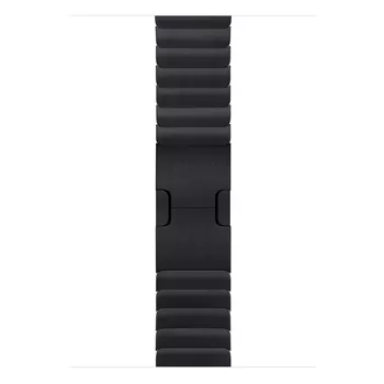 Microsonic Apple Watch Series 11 46mm Kordon Link Bracelet Band Siyah