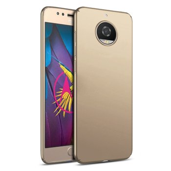 Microsonic Motorola Moto G5S Kılıf Premium Slim Gold