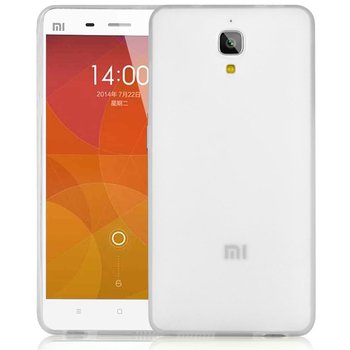 Caseup Xiaomi Mi 4 Kılıf Transparent Soft Beyaz