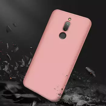 Microsonic Xiaomi Redmi 8 Kılıf Double Dip 360 Protective Rose Gold