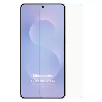 Microsonic Samsung Galaxy S25 Edge Tempered Glass Cam Ekran Koruyucu