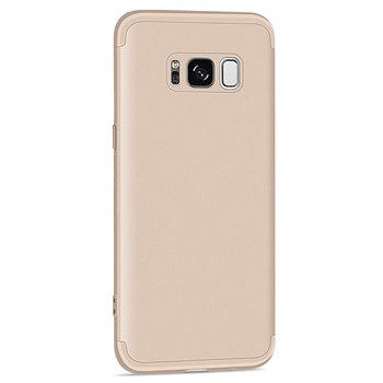 Microsonic Samsung Galaxy S8 Plus Kılıf Double Dip 360 Protective AYS Gold