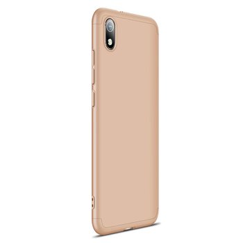 Microsonic Xiaomi Redmi 7A Kılıf Double Dip 360 Protective AYS Gold