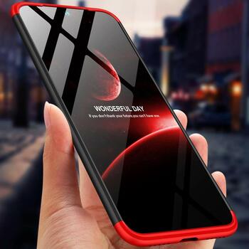 Microsonic Xiaomi Redmi Note 7 Kılıf Double Dip 360 Protective AYS Siyah - Kırmızı