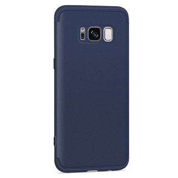 Microsonic Samsung Galaxy S8 Plus Kılıf Double Dip 360 Protective AYS Lacivert