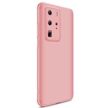 Microsonic Huawei P40 Pro Kılıf Double Dip 360 Protective AYS Rose Gold