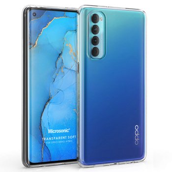 Microsonic Oppo Reno 4 Pro Kılıf Transparent Soft Beyaz