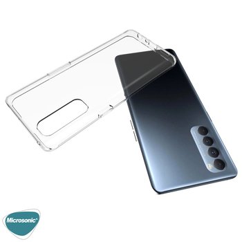 Microsonic Oppo Reno 4 Pro Kılıf Transparent Soft Beyaz