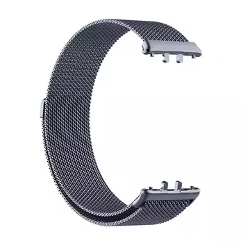 Microsonic Samsung Galaxy Fit 3 Milanese Loop Kordon Koyu Gri