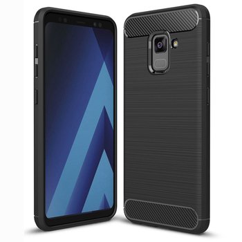 Microsonic Samsung Galaxy A8 2018 Kılıf Room Silikon Siyah