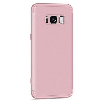 Microsonic Samsung Galaxy S8 Plus Kılıf Double Dip 360 Protective AYS Rose Gold