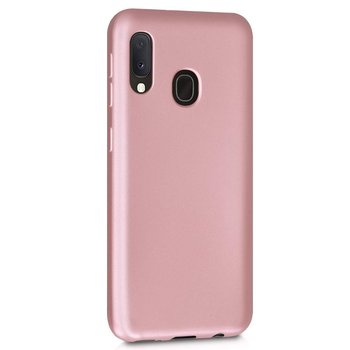 Microsonic Samsung Galaxy M20 Kılıf Matte Silicone Rose Gold