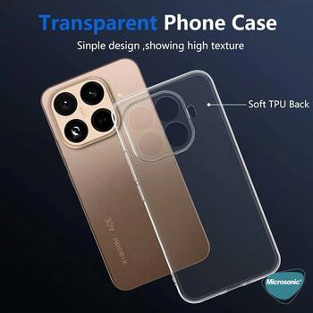 Microsonic Xiaomi 15T Pro Kılıf Transparent Soft Şeffaf