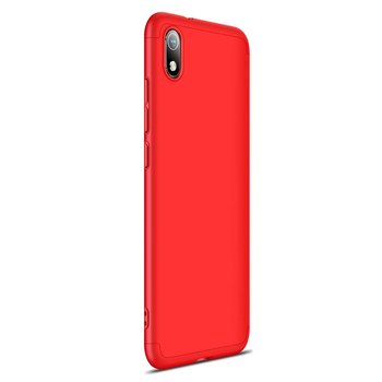 Microsonic Xiaomi Redmi 7A Kılıf Double Dip 360 Protective AYS Kırmızı