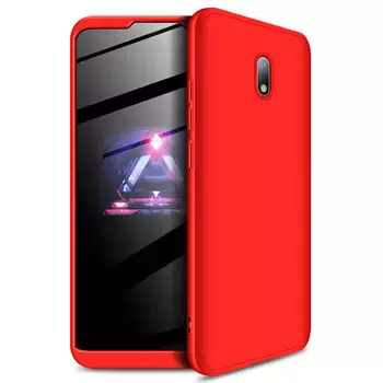 Microsonic Xiaomi Redmi 8A Kılıf Double Dip 360 Protective Kırmızı