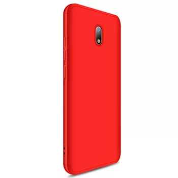 Microsonic Xiaomi Redmi 8A Kılıf Double Dip 360 Protective Kırmızı