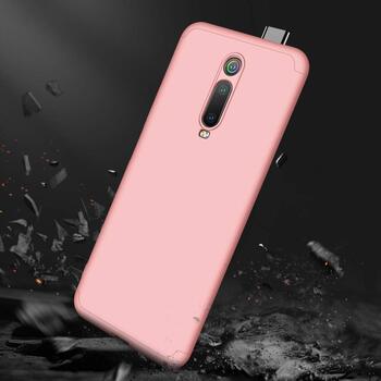 Microsonic Xiaomi Redmi K20 Kılıf Double Dip 360 Protective AYS Rose Gold