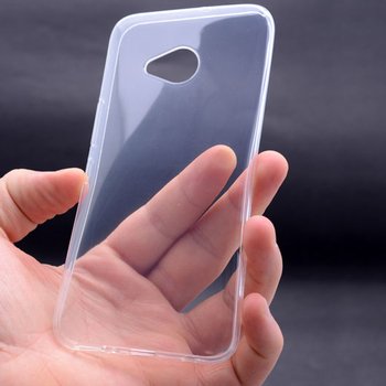 Microsonic HTC U11 Life Kılıf Transparent Soft Beyaz