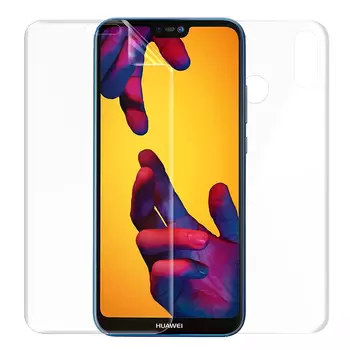 Microsonic Huawei P20 Lite Ön + Arka Kavisler Dahil Tam Ekran Kaplayıcı Film