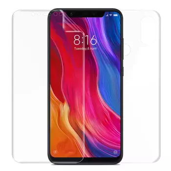 Microsonic Xiaomi Mi 8 Ön + Arka Kavisler Dahil Tam Ekran Kaplayıcı Film