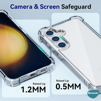 Microsonic Xiaomi Redmi 14C Kılıf Shock Absorbing Şeffaf